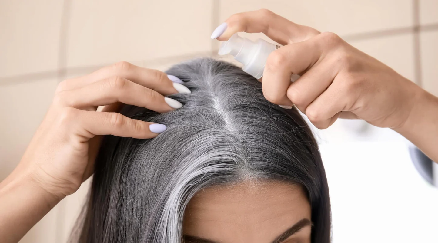 anti-gray hair actives supporting melanin pathway modulation